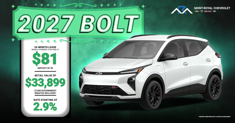 2027 BOLT !