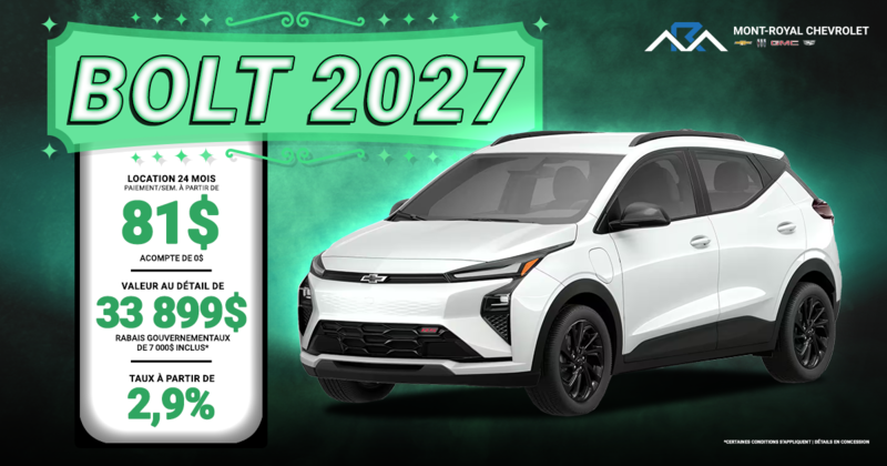 BOLT 2027 !