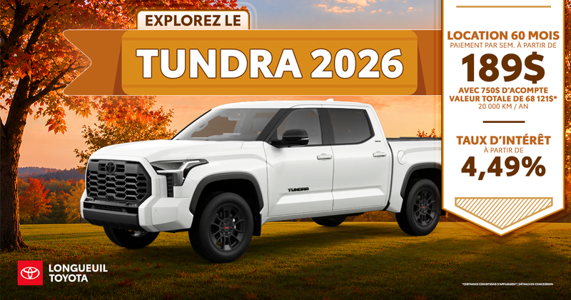 TUNDRA 2026 !