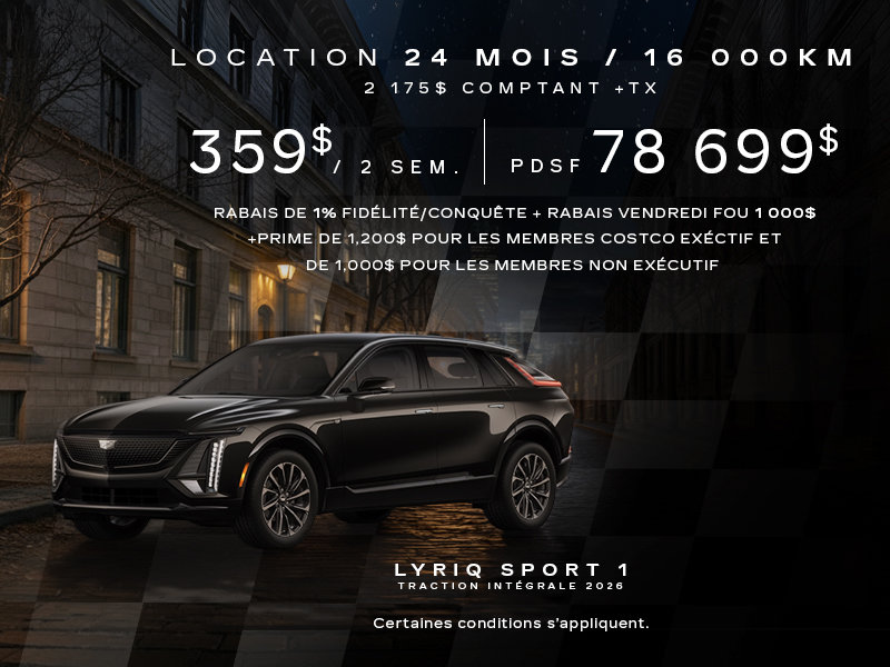 CADILLAC LYRIQ SPORT 1 2026