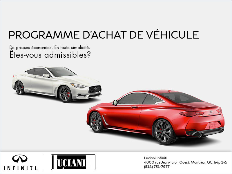 Programme d'achat de véhicule