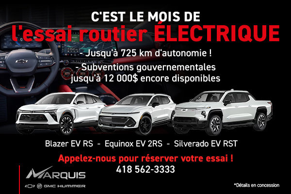 C'EST LE MOIS DE l'essai routier ELECTRIQUE