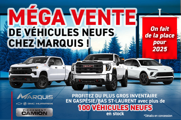 Mega Vente de vehicules neufs