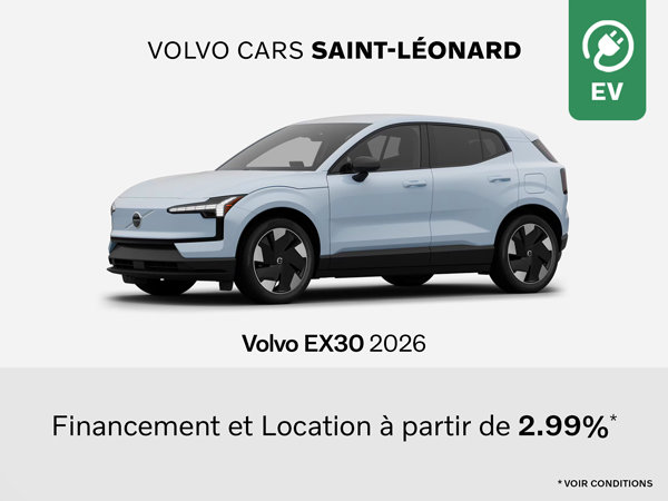 Promotion Volvo EX30 - Février 2026
