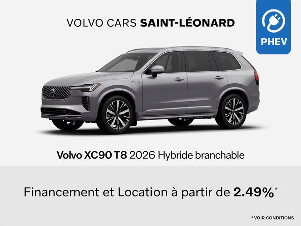 Promotion Volvo XC90 T8 Hybride branchable - Février 2026
