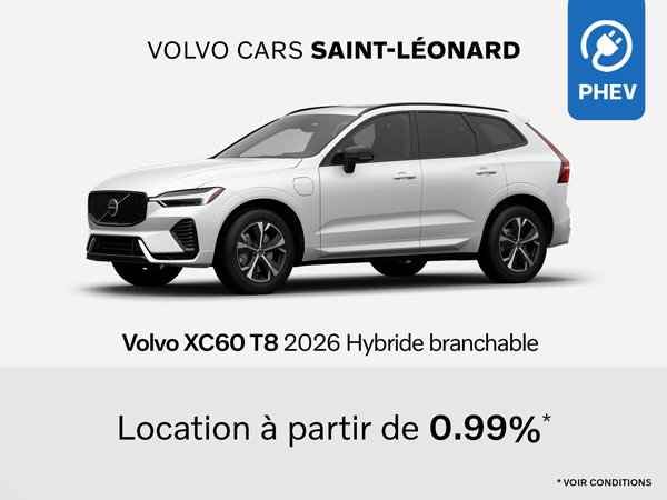 Promotion Volvo XC60 T8 Hybride branchable  - Février 2026