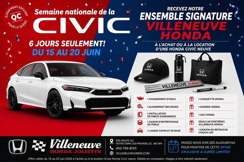L'événement mensuel Honda !