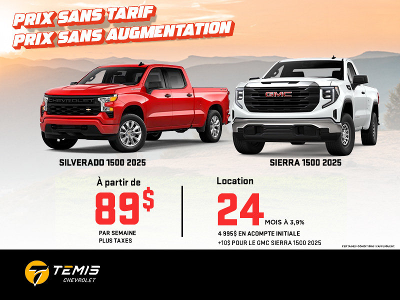 Chevrolet Silverado 1500 ou GMC Sierra 1500