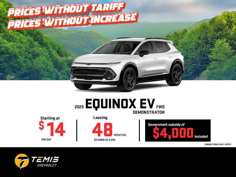 2025 Equinox EV FWD Demonstrator