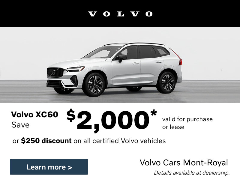 XC60 - VIP offer for Scotiabank employees