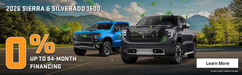 2026 GMC Sierra and Chevrolet Silverado 1500