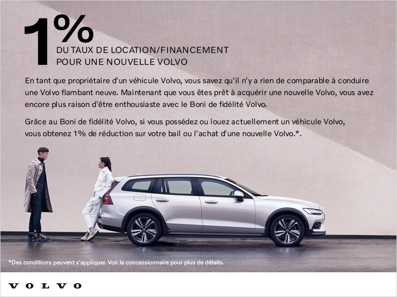 Boni de fidélité Volvo