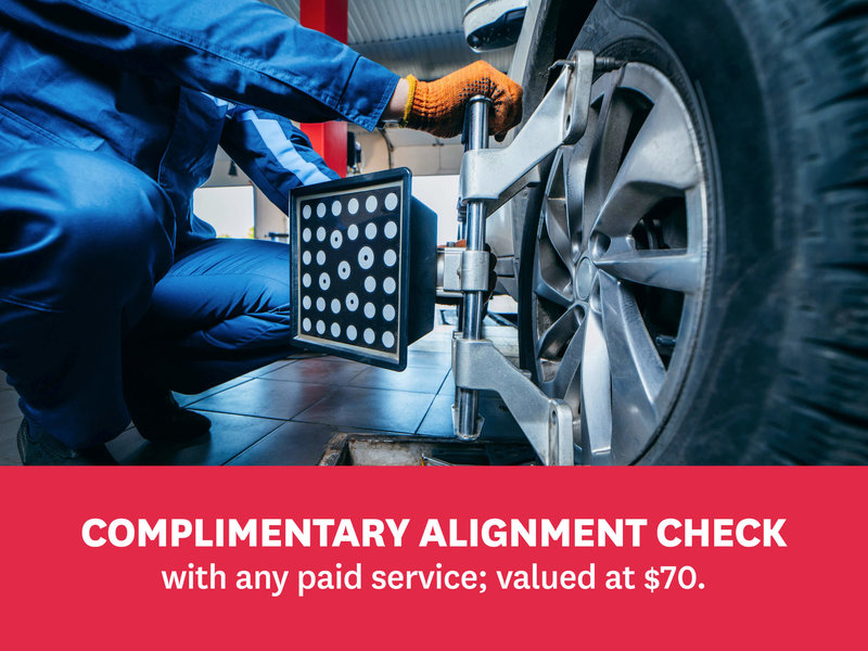 Complimentary Alignment Check at Goderich Honda