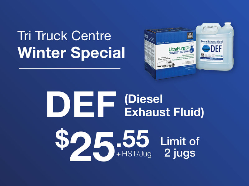 Diesel Exhaust Fuel (DEF) Winter Special