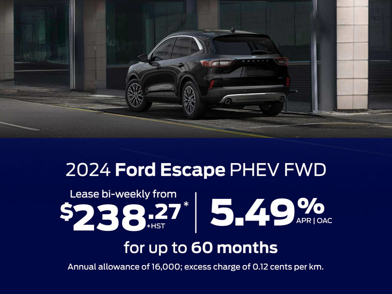2024 Ford Escape PHEV FWD - Lease Offer