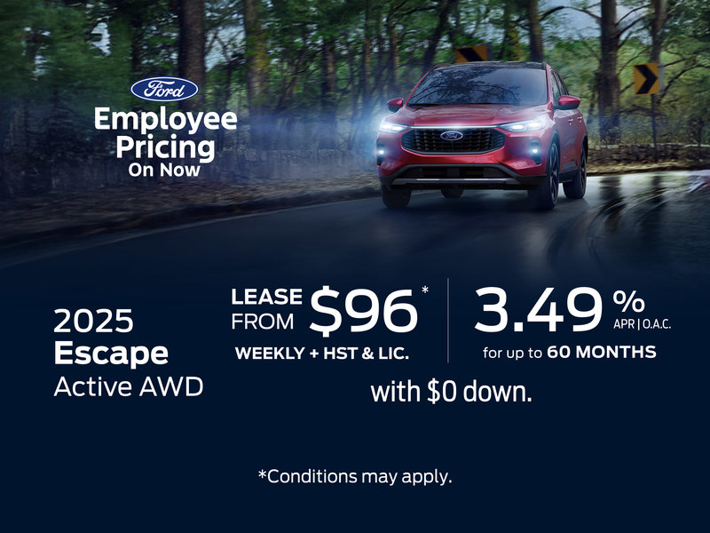 2025 Ford Escape Special Offer