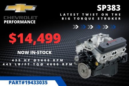 Chevrolet Performance SP383 Small Block Engine Deal
