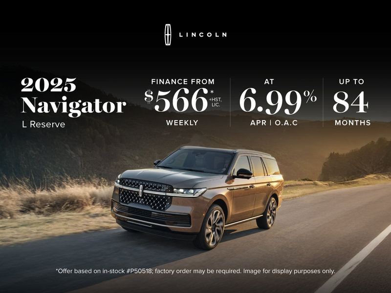 2025 Lincoln Navigator - Finance Offer