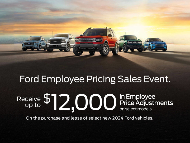 Ford Employee Pricing Event in Barrie