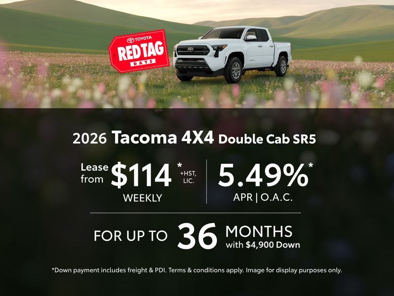 2026 Toyota Tacoma Lease and Finance Offers