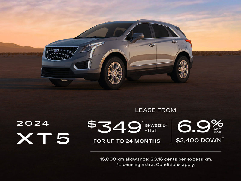 2024 Cadillac XT5 Lease Offer Applewood Cadillac in Mississauga
