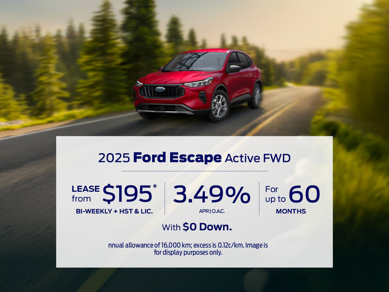 2025 Ford Escape Special Offer