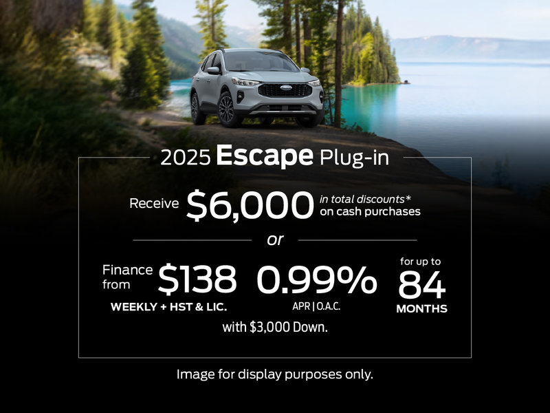 2025 Ford Escape PHEV - Special Offer