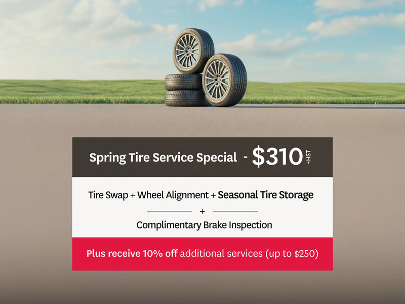 2026 Spring Service Specials with Tire Storage