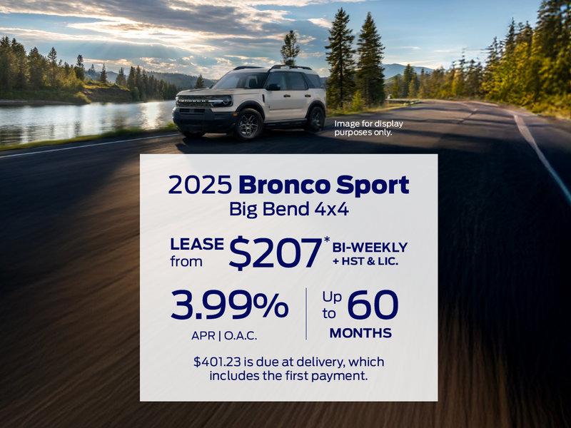 2025 Bronco Sport Special Offer