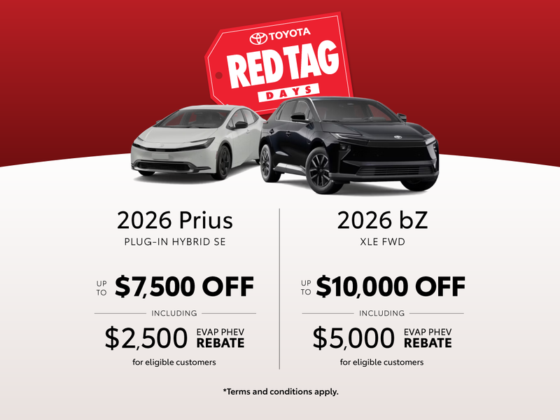 Toyota Red Tag Days