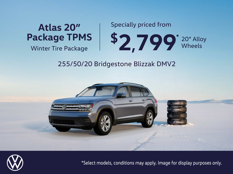 VW Atlas 20' with TPMS Winter Tire Package