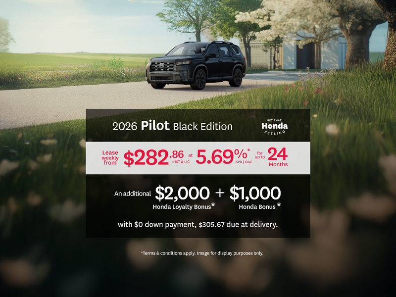 2026 Honda Pilot Lease Offer