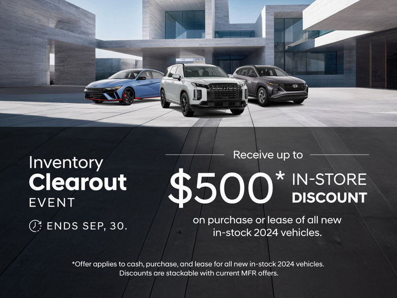 Inventory Clearout Event | Cooksville Hyundai of Mississauga in Mississauga