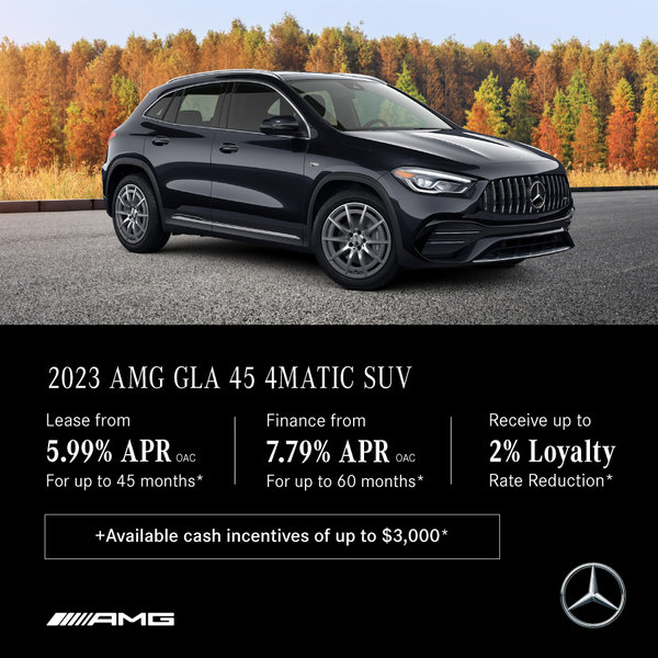 2023 AMG GLA 45 4MATIC SUV - Lease and Finance Offers