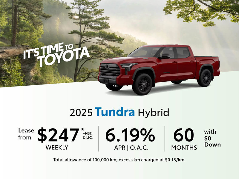 2025 Toyota Tundra Hybrid Lease Offer