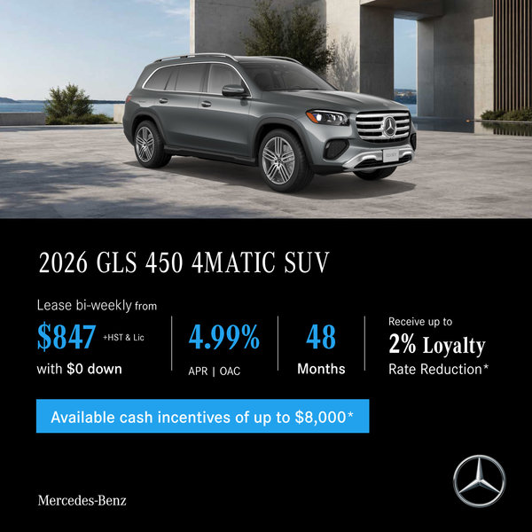 2026 GLS 450 4MATIC SUV - Lease and Finance Offers