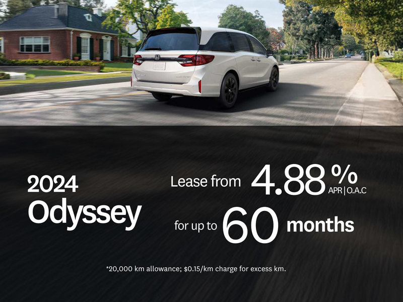 Honda Odyssey Lease Offer