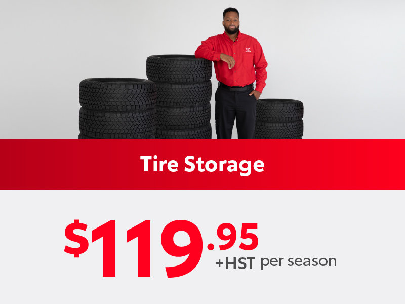Toyota Tire Storage