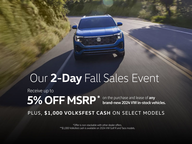 RSVP: Humberview VW Fall Sales Event