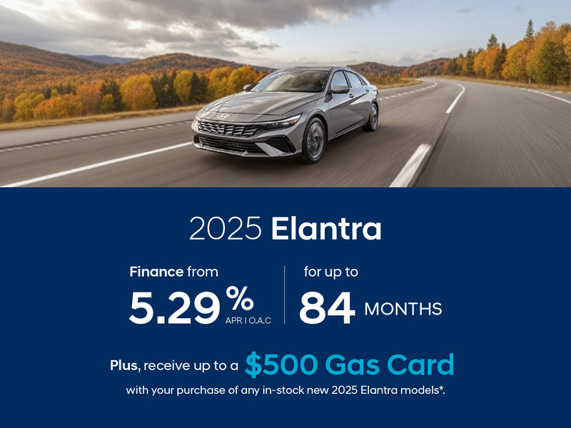 2025 Hyundai Elantra Special Offer