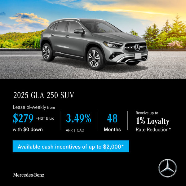 2025 GLA 250 4MATIC SUV - Lease and Finance Offers