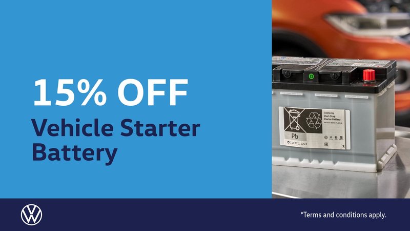 Vehicle Starter Battery Offer