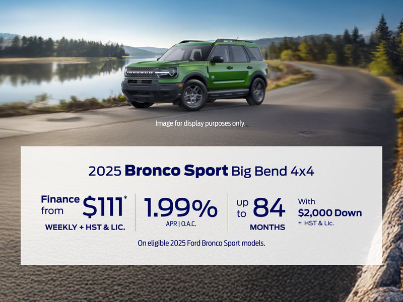 Lease 2025 Bronco Sport Big Bend