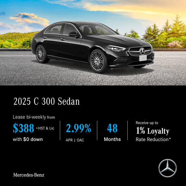 2025 C 300 4MATIC Sedan - Lease and Finance Offers