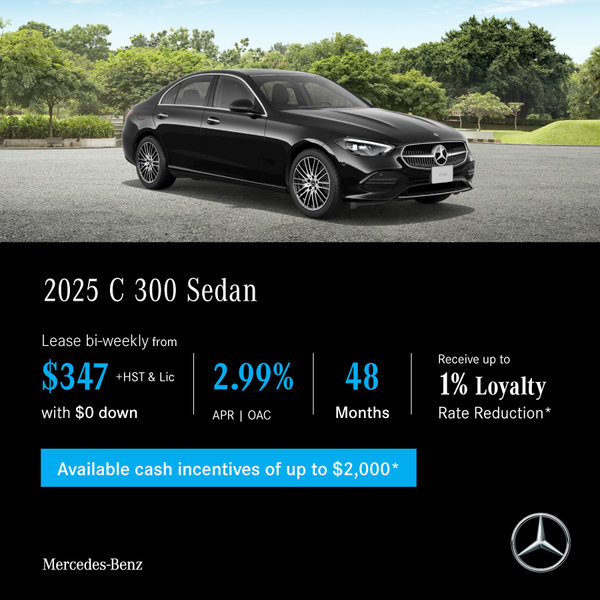 2025 C 300 4MATIC Sedan - Lease and Finance Offers