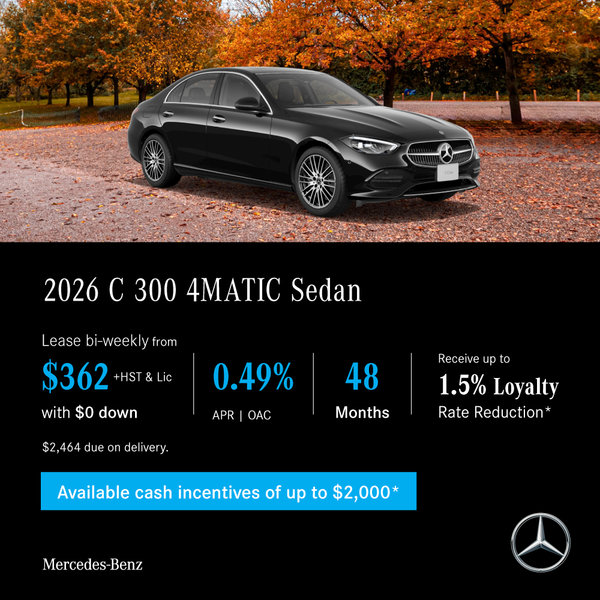 2026 C 300 4MATIC Sedan - Lease and Finance Offers