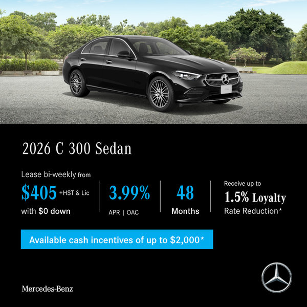 2026 C 300 4MATIC Sedan - Lease and Finance Offers