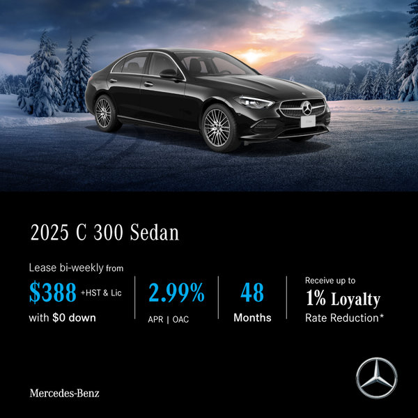 2025 C 300 4MATIC Sedan - Lease and Finance Offers