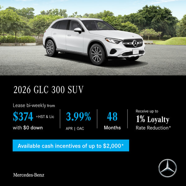 2026 GLC 300 4MATIC SUV - Lease and Finance Offers
