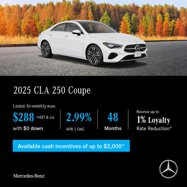 2025 CLA 250 4MATIC Coupe - Lease and Finance Offers
